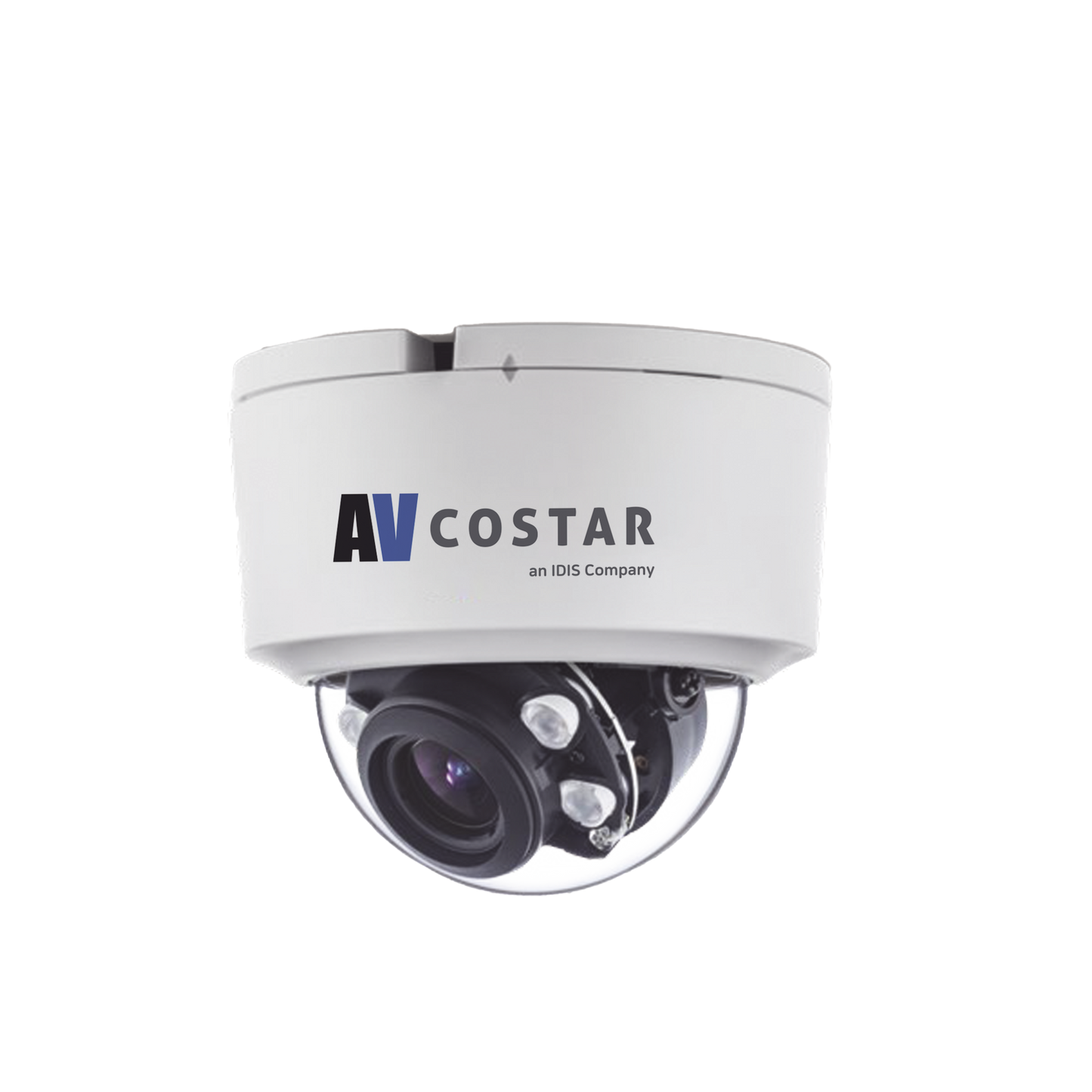 Domo IP Lente Varifocal 2.7-13.5mm | 5 Megapíxel | Interior | 20M IR NightView | H.265 | 120 dB WDR | I/O Audio Y Alarma | Soporta MicroSD hasta 1TB | ONVIF | PoE | Cruce de línea | Intrusión | Merodeo | NDAA