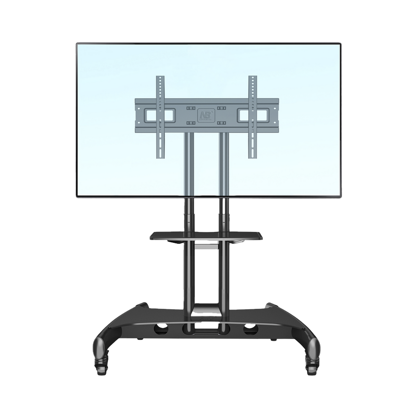 Soporte de Pantalla con Ruedas / Compatible con Monitores de32 "a 75" / Base para Colocar Accesorios Adicionales / Vesa 200*200 -600*400