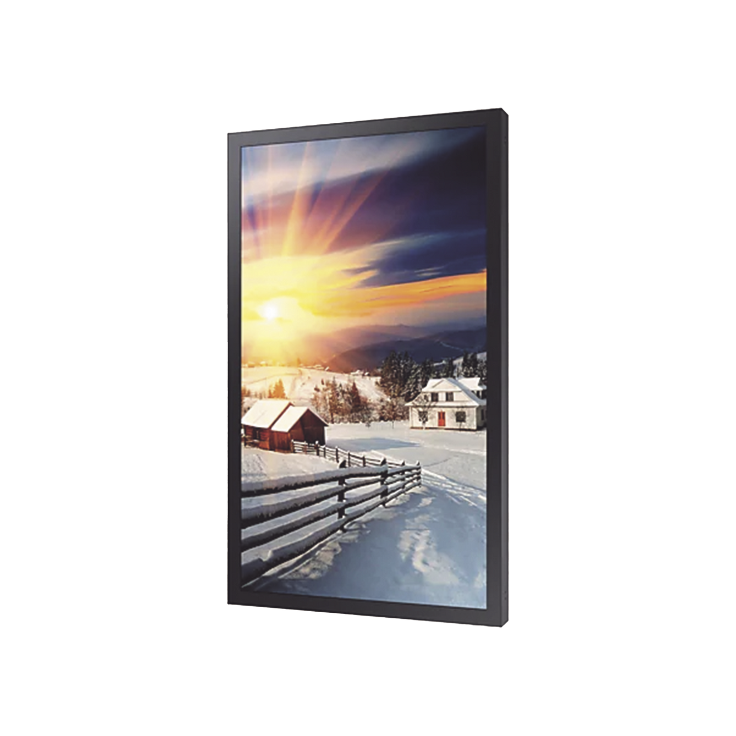 Pantalla Profesional LED 85" para Exterior con Vidrio Templado de Protección 5T, HDMI/HDBaseT (LAN), Brillo 3000 cd/m2. Compatible VESA