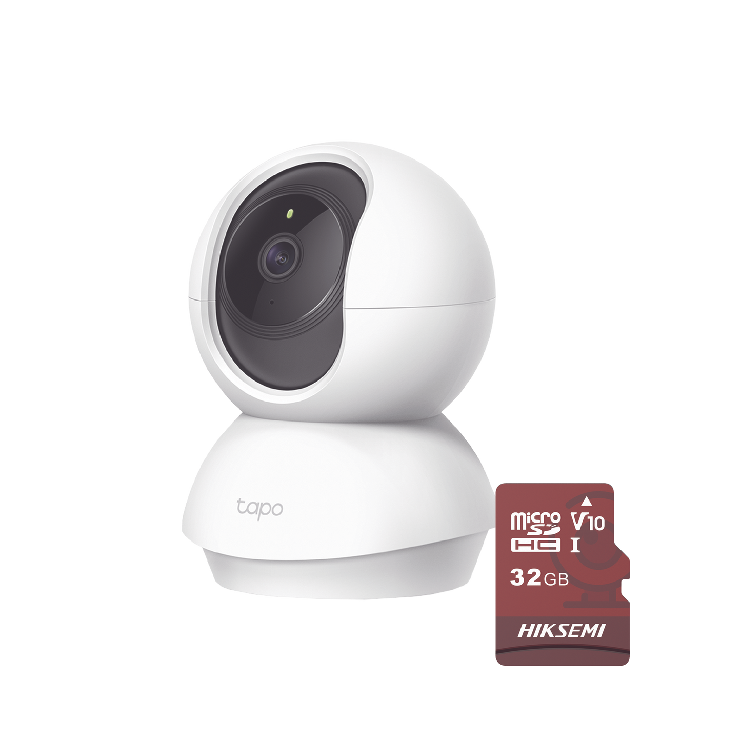 Kit de Cámara IP Wi-Fi / Incluye 1 Pieza Modelo TAPOC200 / 2 Megapixel / Utiliza La App Tapo / 1 Memoria Micro SD Hiksemi Modelo HS-TF-E1/32G