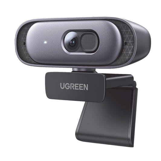 Cámara Web 2K con Micrófono Integrado | Cancelación de Ruido | Corrección de Luz Automática | Vista Amplia de 91° | Rotación Flexible de 360° | Cubierta de privacidad | Incluye Cable USB de 2M.