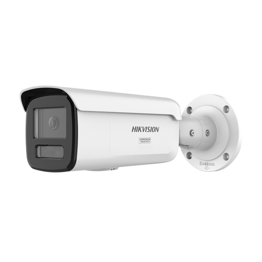 [Dual Light + ColorVu] Bala IP 8 Megapixel / Lente 4 mm / 60 mts IR + 60 mts Luz Blanca / Exterior IP67 /   WDR 130 dB / Videoanaliticos (Filtro de Falsas Alarmas) / Captura Facial / ACUSEARCH