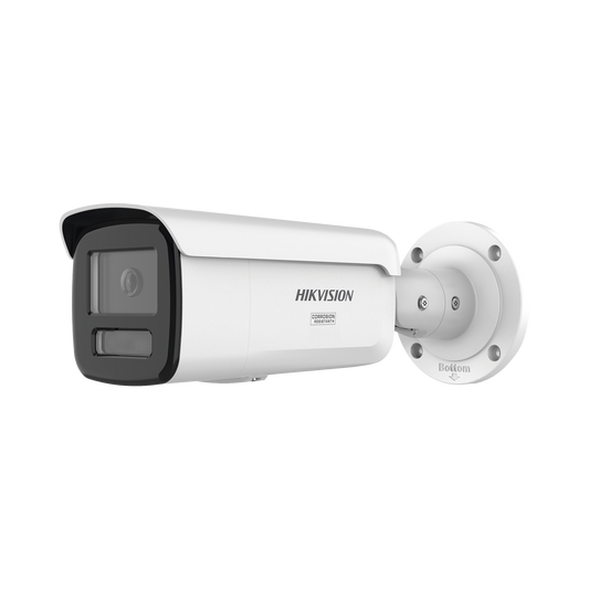 [Dual Light + ColorVu] Bala IP 8 Megapixel / Lente 4 mm / 60 mts IR + 60 mts Luz Blanca / Exterior IP67 / Luz Intermitente y Alerta de Audio / Micrófono Integrado / Videoanaliticos (Filtro de Falsas Alarmas)  / ACUSEARCH