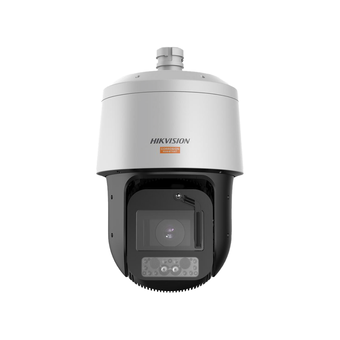 PTZ IP 4 Megapixel / 42X Zoom / Dual Light (500 mts IR / 100 mts Luz Blanca) / Polimero Anticorrosivo (Ideal para Zonas Costeras o Alta Salinidad) / AutoSeguimiento / DARKFIGHTER / EIS / Exterior IP67 / NEMA 4X / C5 / Wiper / Micro SD