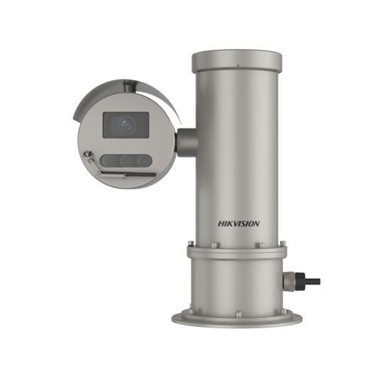 PTZ IP 4 Megapixel / Anti-Explosión / 32X Zoom / IP68 / Anticorrosion / SUS316L / 100 mts IR / Wiper / WDR 120 dB / DARKFIGHTER / Alarmas I/O / Micro SD