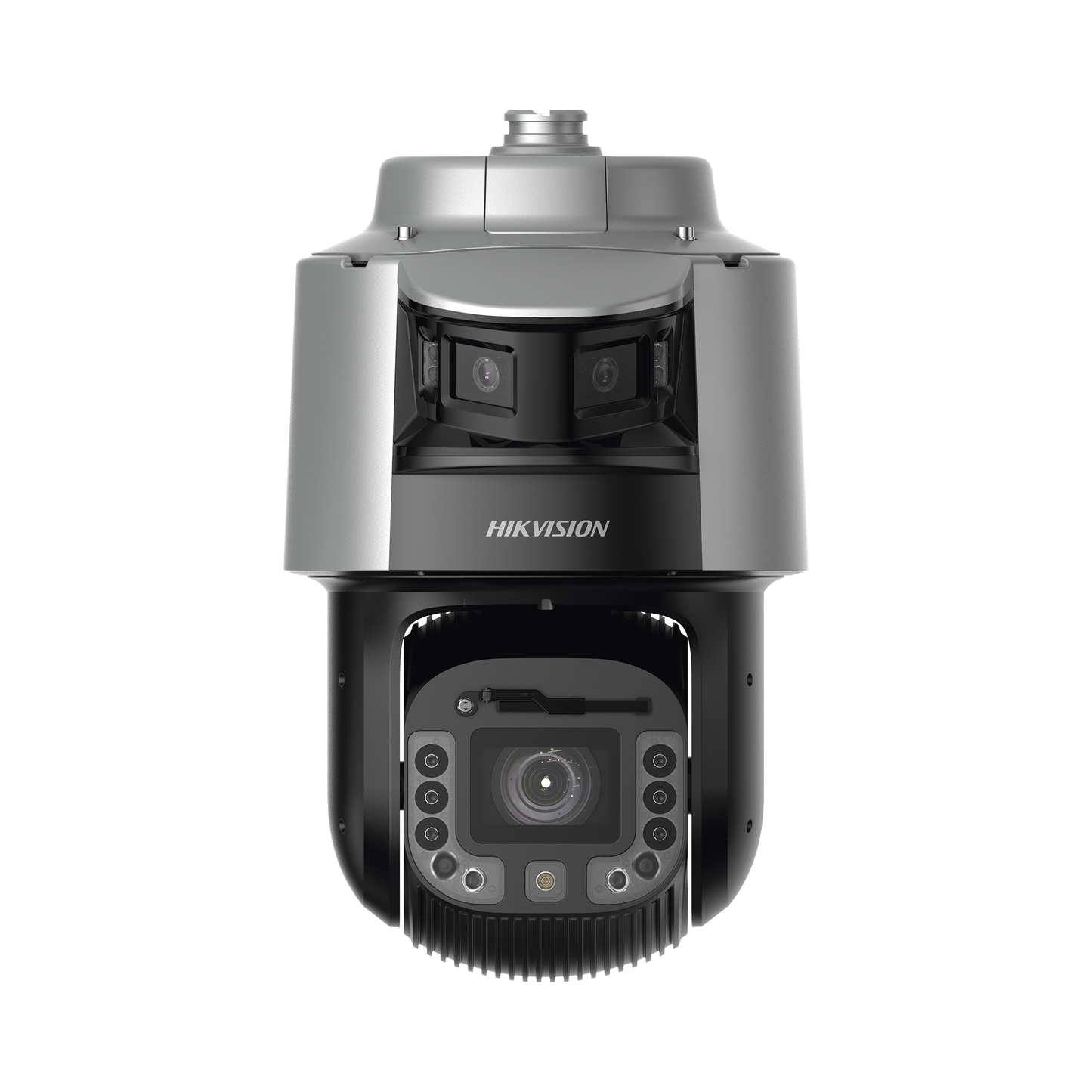 [TandemVu] Domo PTZ IP 4 Megapixel con Cámara Panoramica 180º de 6 Megapixel / 25X Zoom / 300 mts IR y 30 mts Luz Blanca / IP67 / IK10  / Autoseguimiento / Wiper / Deep learning / Entrada-Salida de Audio y Alarma / Ultra Baja Iluminació