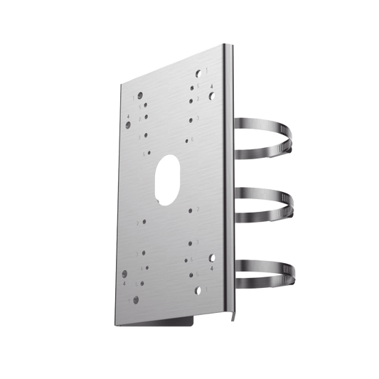 Adaptador de Poste para Montaje de Domos PTZ con Polímero Anticorrosión