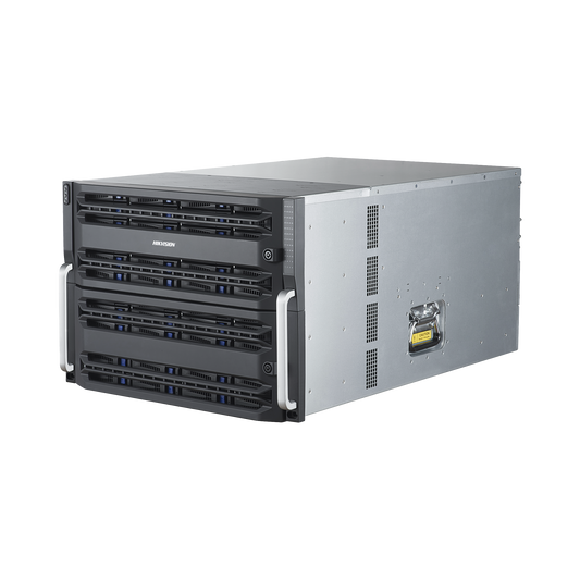 Servidor de Almacenamiento en Red / Soporta 48 Discos Duros (No Incluye Discos) / Soporta Hasta 512 Canales IP / Controlador Simple