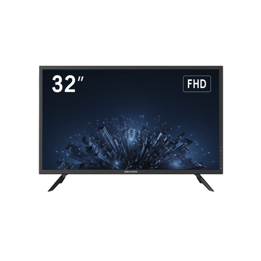 Monitor LED 32" / 2 Altavoces Potentes / Ángulo de Visión 178° / Entradas HDMI y VGA / Uso 24-7 / Montaje VESA (100 X 100) / Calibración Inteligente de Imagen