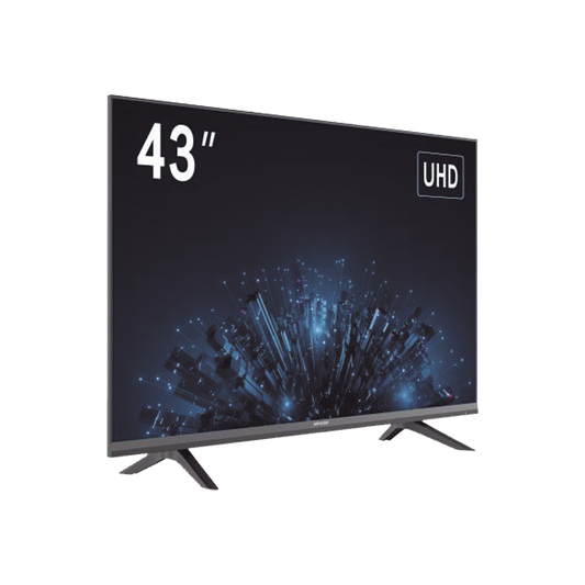 Monitor LED 4K de 43" / Ideal para Oficina y Hogar / Uso 24-7 / Entrada HDMI / Compatible con Montaje VESA (200 X 200) / Bocinas Integradas