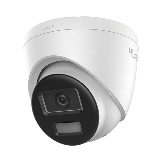 Domo IP de 2 Megapixel   / Lente 2.8 mm /  Ángulo de visión 101° / 20 mts IR + 15 mts Luz Blanca / Micrófono Integrado / ACUSENSE Lite /  Exterior IP67 / PoE / dWDR / H.265+ / ONVIF