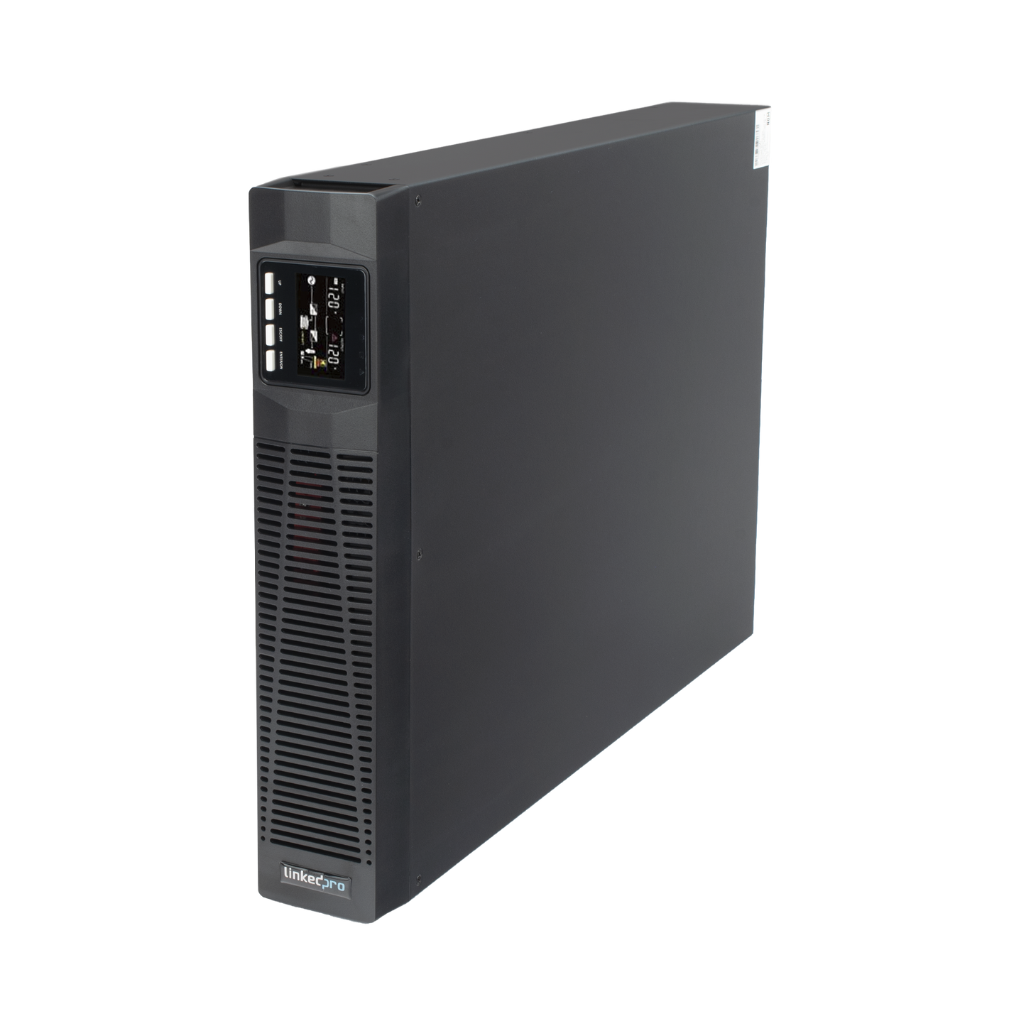 UPS de 3000VA/2700W / Topología On-Line Doble Conversión con Baterías Internas / Entrada y Salida de 120 Vca  / Pantalla LCD Configurable / Formato Rack o Torre / 8 Salidas