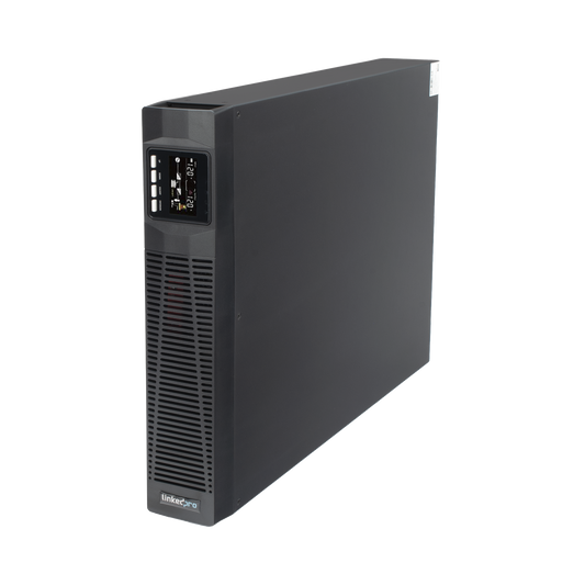 UPS de 3000VA/2700W / Topología On-Line Doble Conversión con Baterías Internas / Entrada y Salida de 120 Vca  / Pantalla LCD Configurable / Formato Rack o Torre / 8 Salidas