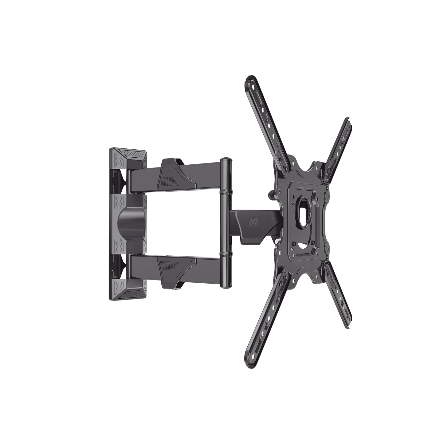 Montaje de Pared Articulado para Monitor de 32-55" / Soporta hasta 27.2 Kg / Vesa 400 x 400 / 100 x 100 / Acero / Separación a Pared de 5 cm a 40 cm