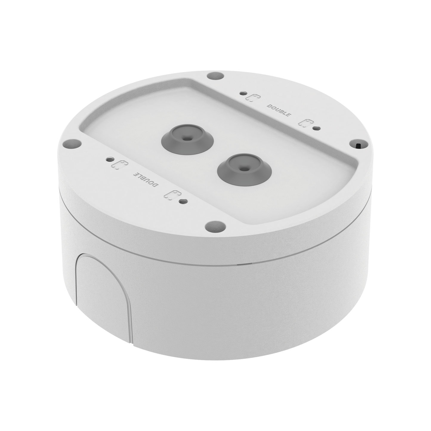 Caja de conexion para tipo Domo y Flat-eye Hanwha  QNE-8011R, QNE-8021R, QND-6011, QNV-C8083R, QNV-C9083R