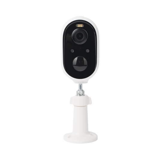 Cámara IP de batería gran angular 3MP | WiFi | Audio de 2 vías | Batería recargable 5200mAh | IP65 |Exterior con protección|  Estadísticas de energía | Detección de humanos | Incluye Panel Solar