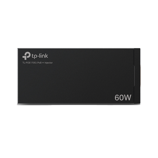 Inyector PoE++ (60W) / Gigabit 802.3 af/at/bt / 2 puerto 10/100/1000 Mbps / Plug and Play / Fuente alimientación Integrada