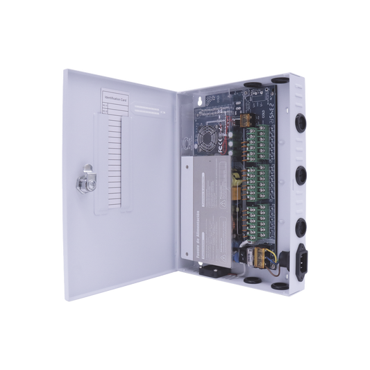 Fuente PREMIUM / 11-15 V / 18 canales / 30 A / Alta tecnología en seguridad / Doble ventilador / Hasta 1.85 Amperes por Salida / Filtro de Ruido por canal / Diseño de alta gama.